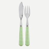 Gingham, Garden green