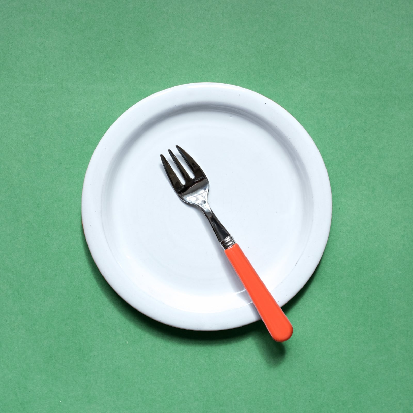 Pop, Orange - Fourchette à huître