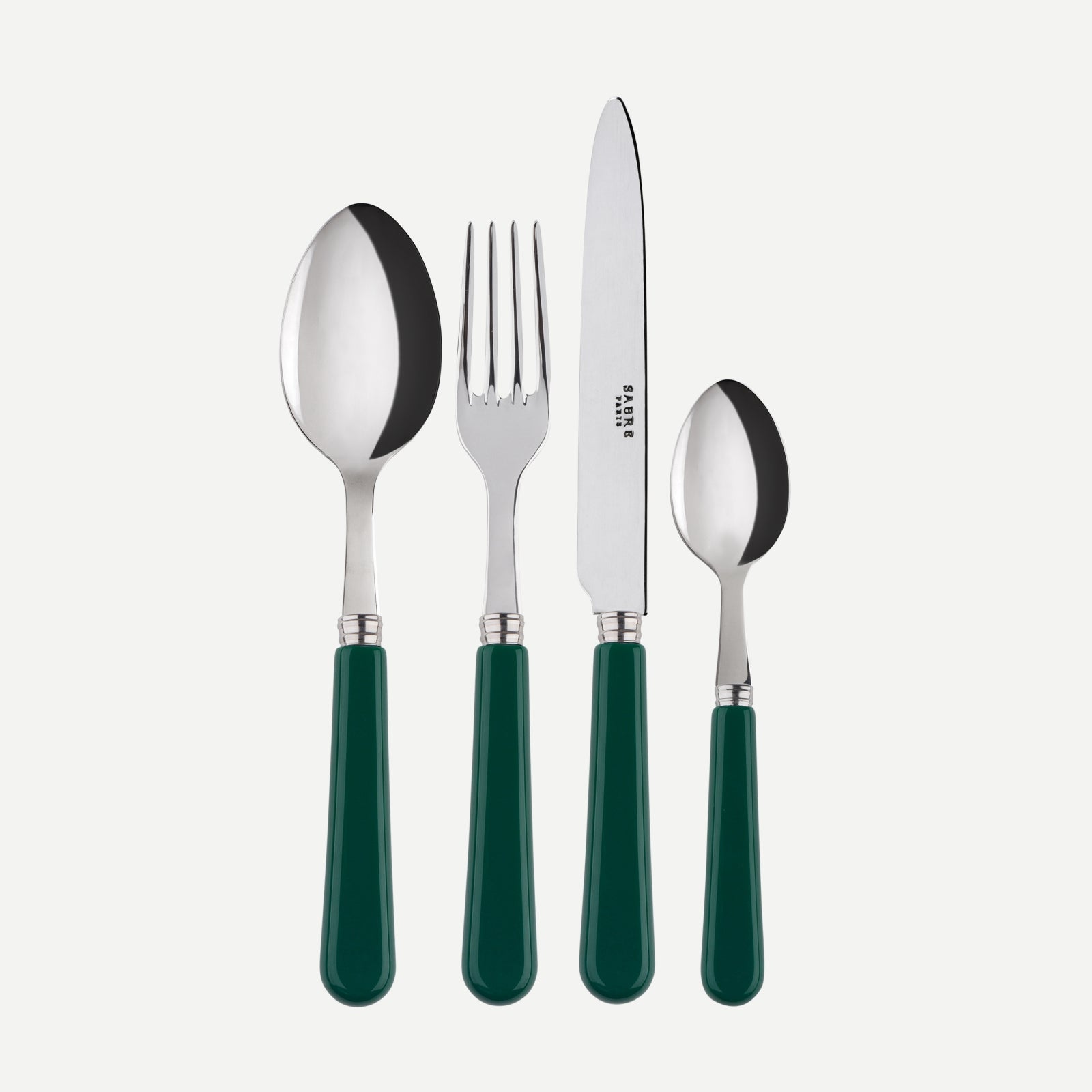 Pop, Vert - Set de 4 couverts de table
