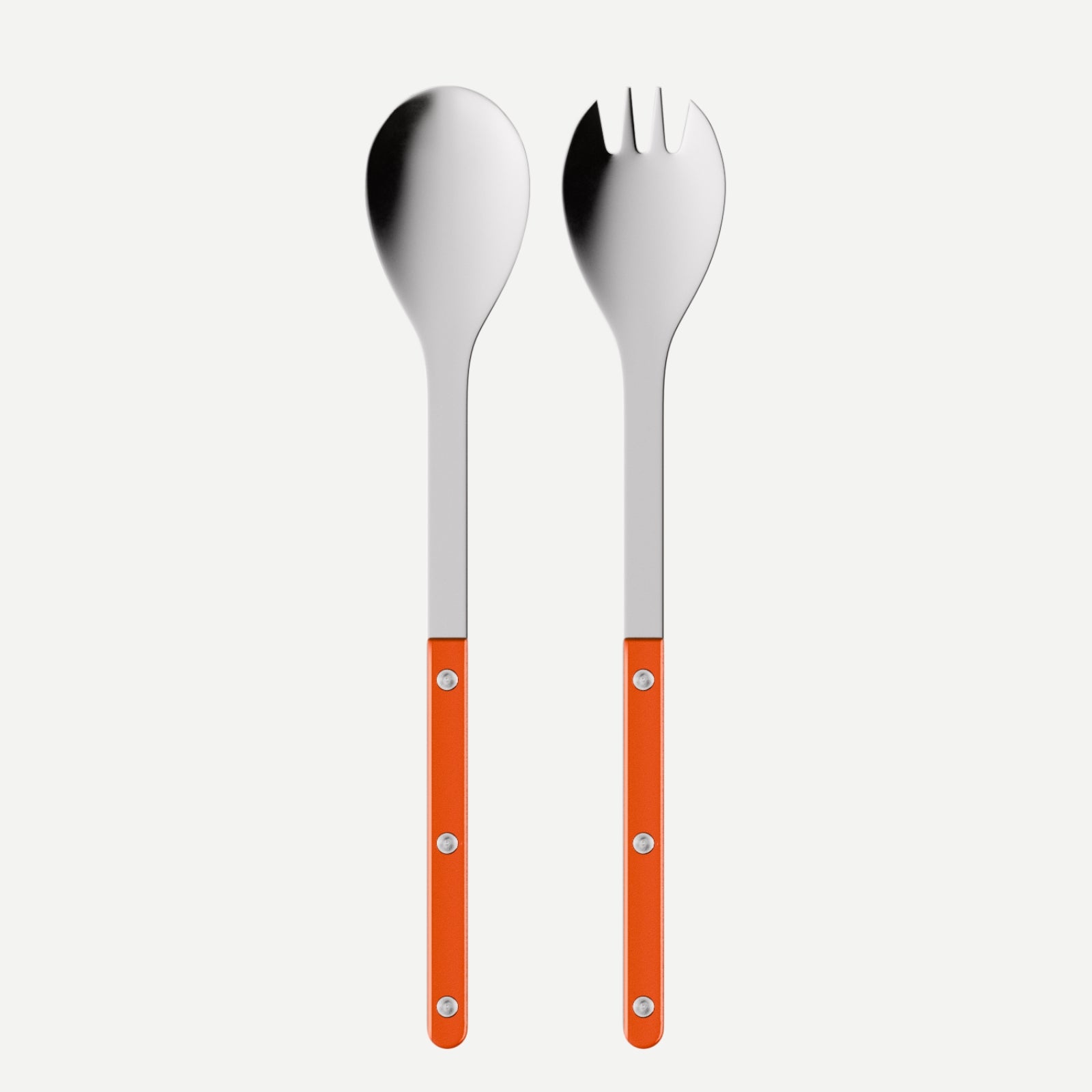 Bistrot Pearly, Orange - Salad cutlery set