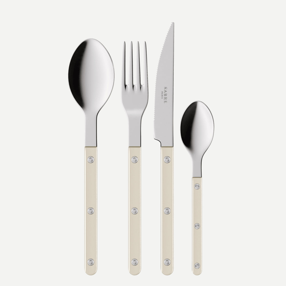 Bistrot Pearly, Pearl - 4 pieces cutlery set - Sabre Paris