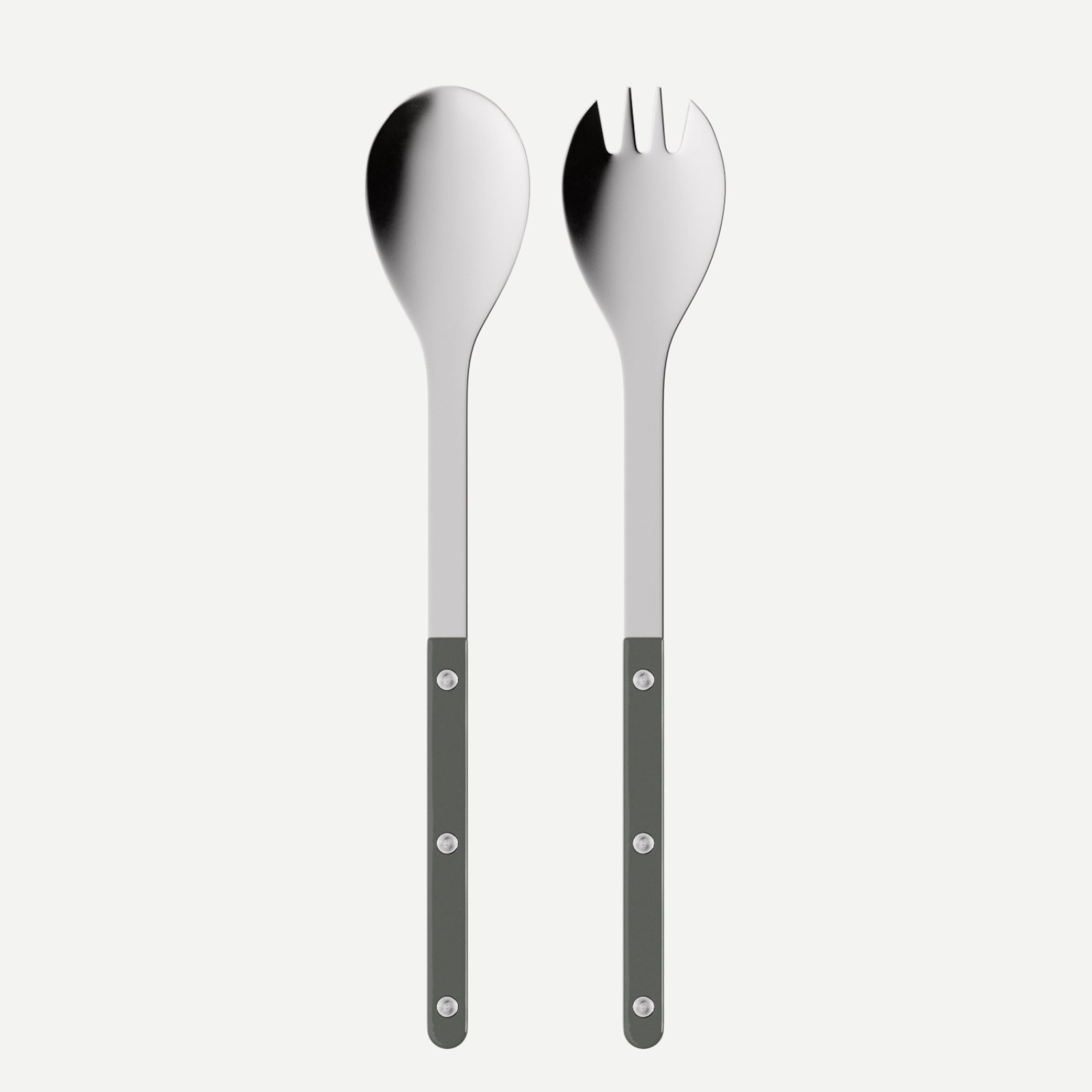Bistrot Solid, Dark grey - Salad cutlery set