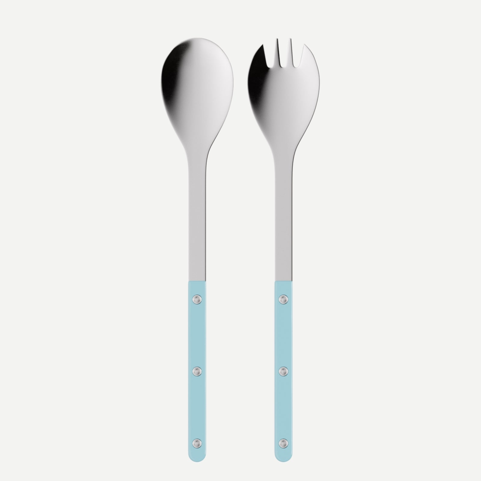 Bistrot Solid, Pastel blue - Salad cutlery set