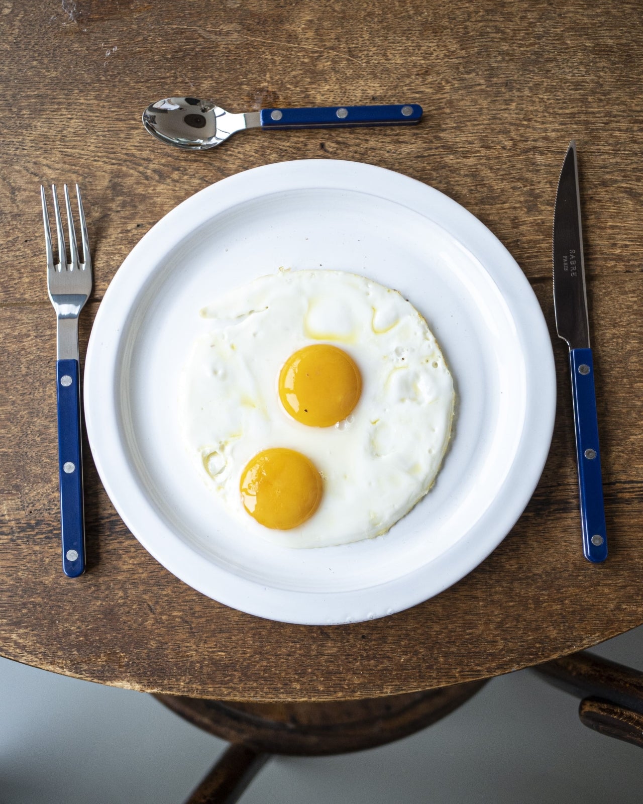 Bistrot Uni, Bleu marine - Set de 4 couverts de table