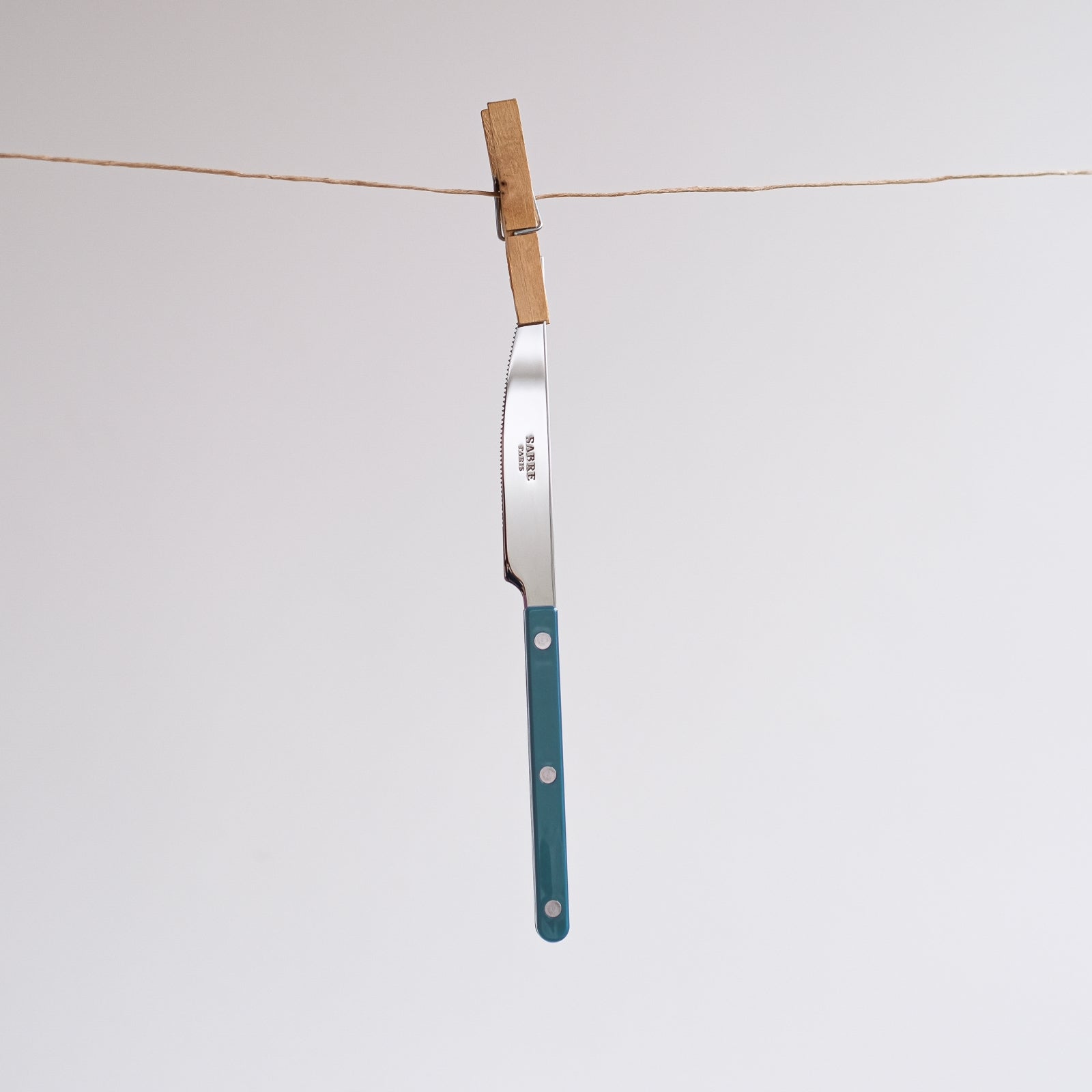 Bistrot Uni, Bleu canard - Set de 4 couverts de table