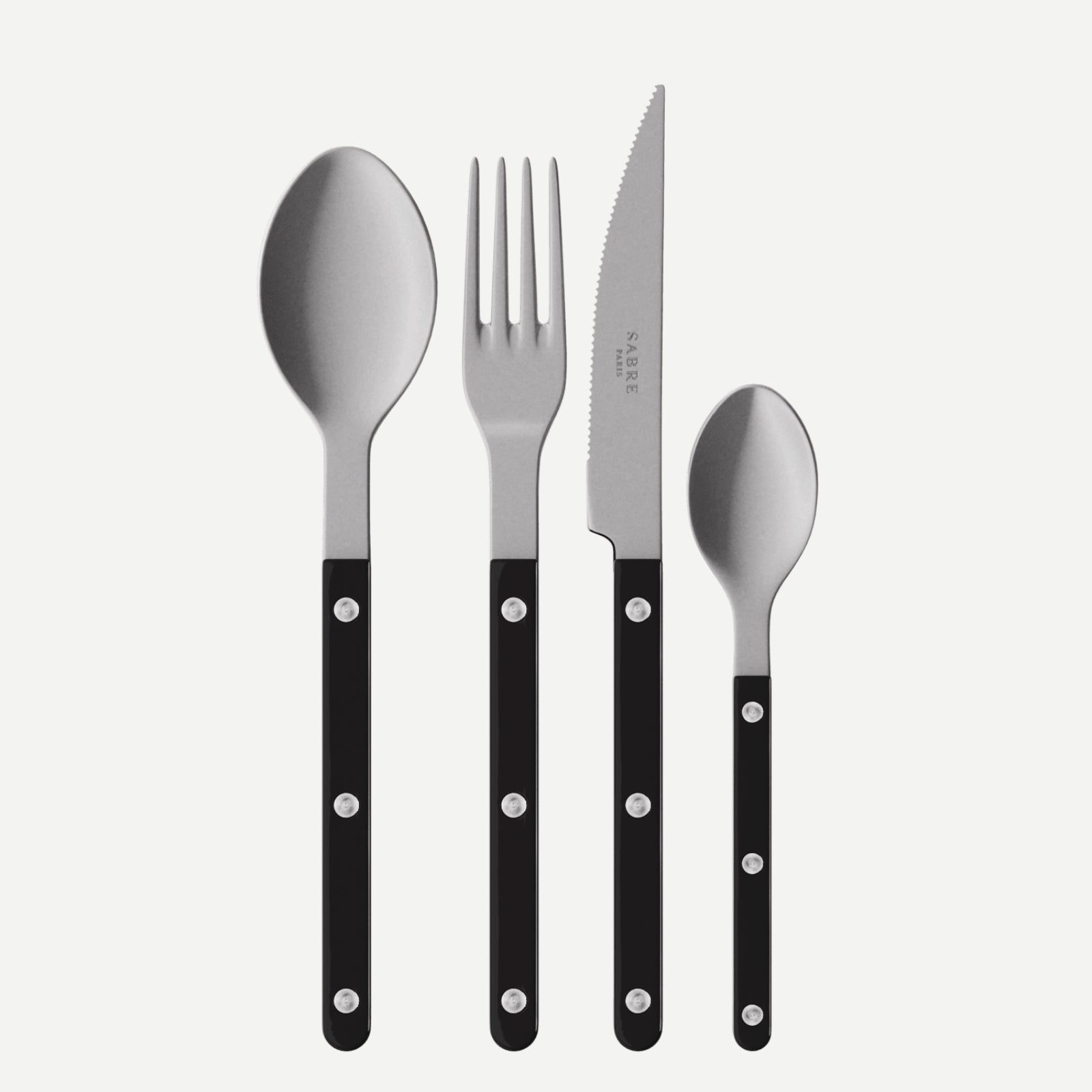 Bistrot Vintage Uni, Noir