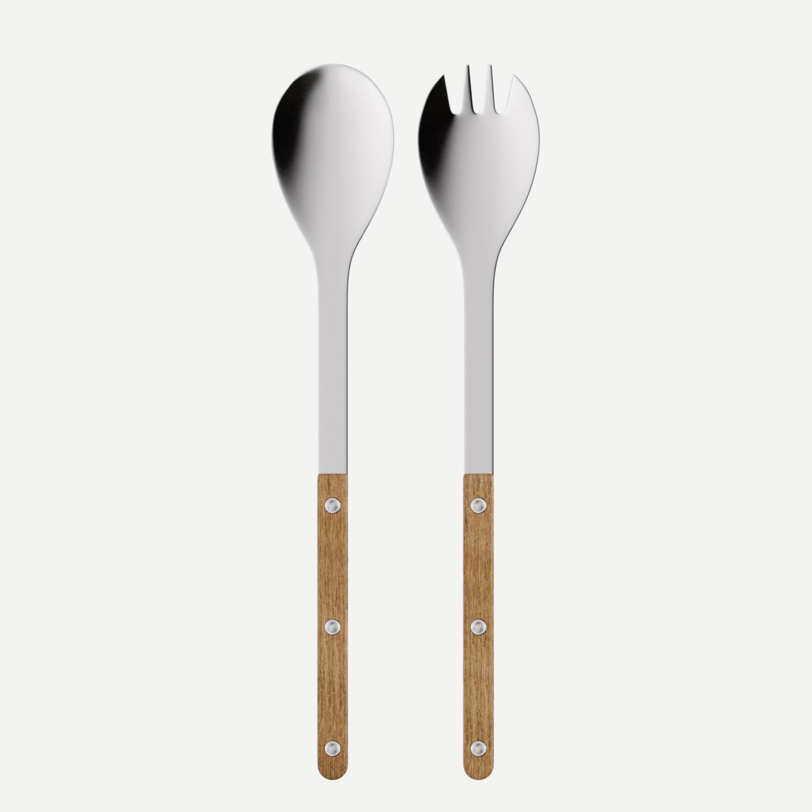 Bistrot Teak, Teak - Salad cutlery set - Sabre Paris