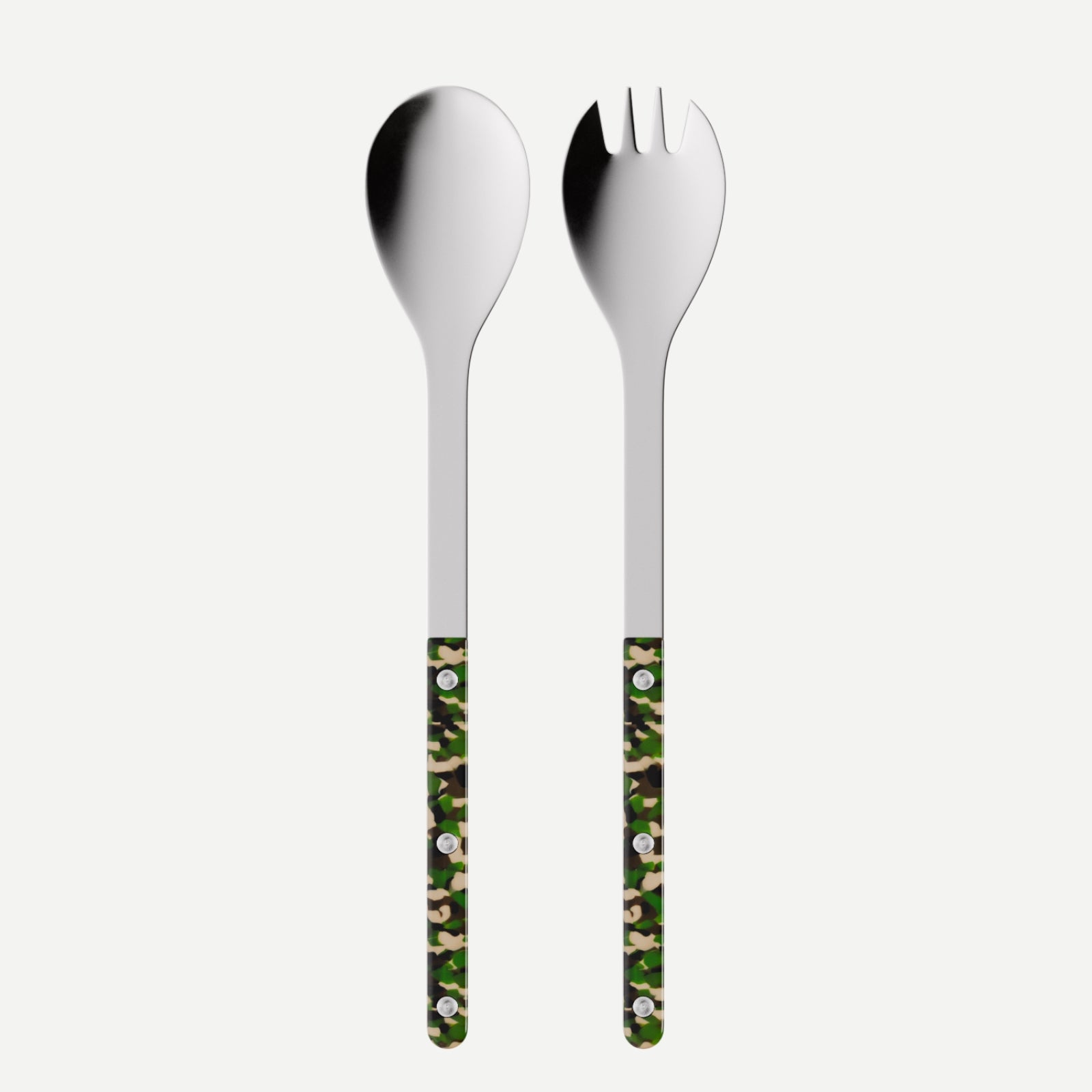 Bistrot Camouflage, Camouflage - Salad cutlery set