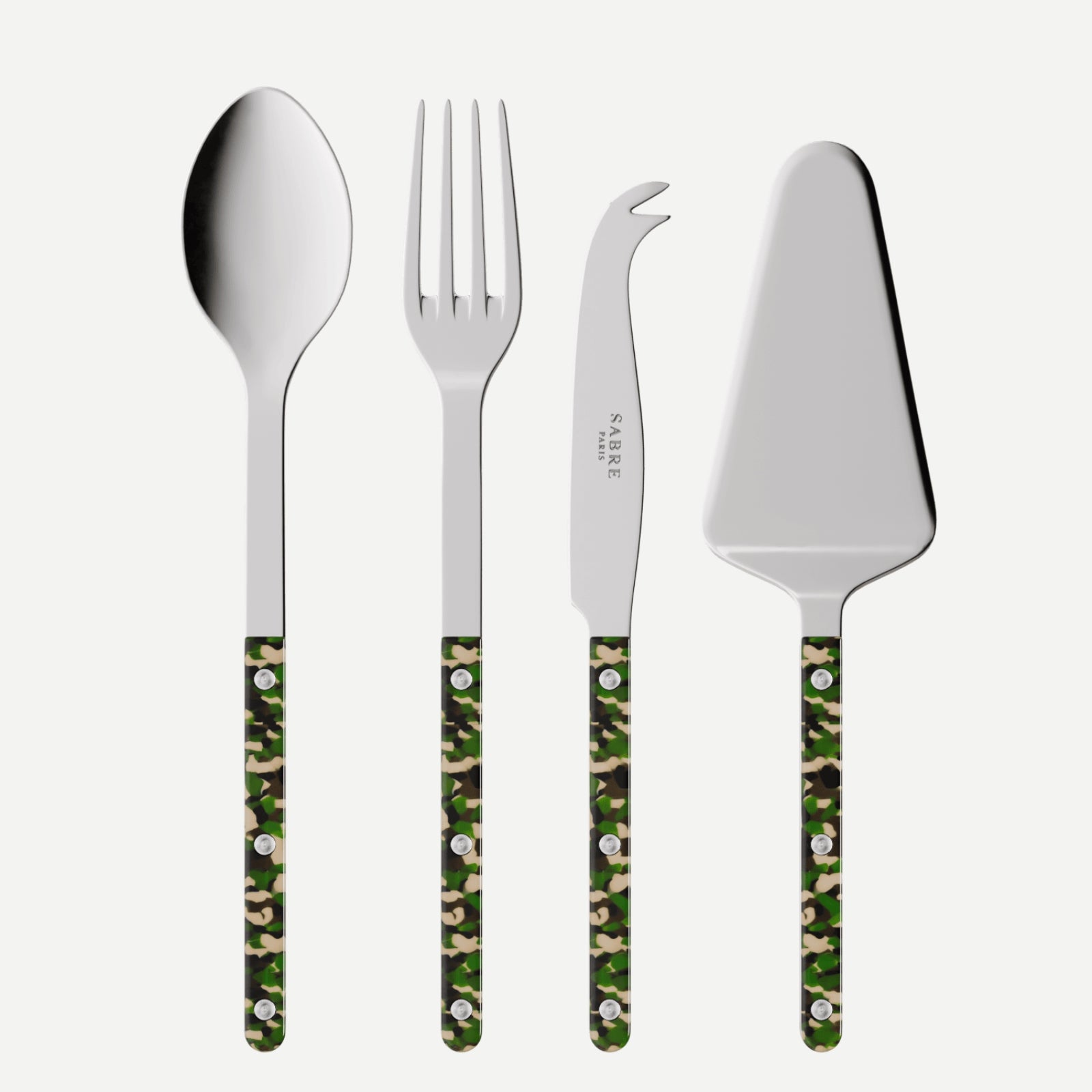 Bistrot Camouflage, Camouflage - Set Les Essentiels Bistrot - ensemble de 4 couverts de service