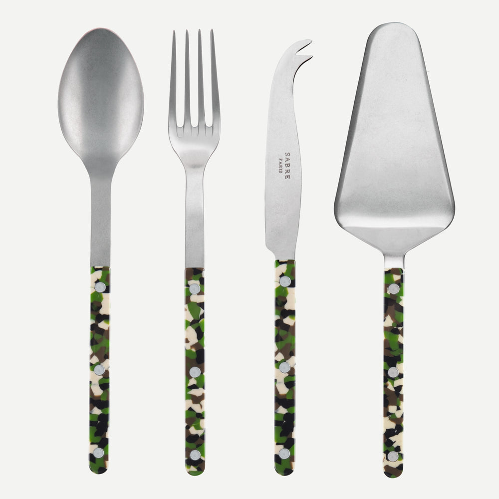 Bistrot Vintage Camouflage, Vert