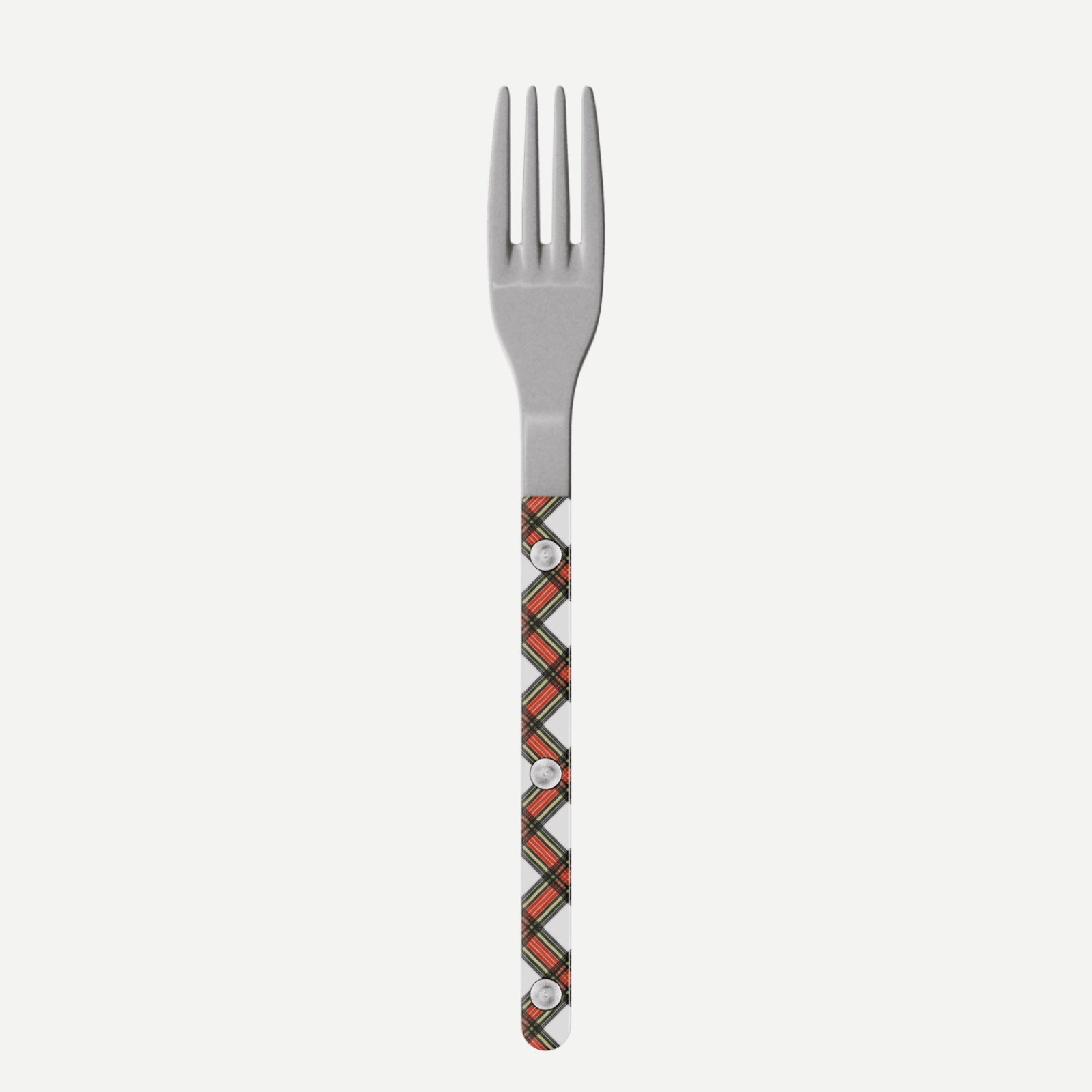 Bistrot Vintage Tartan, White