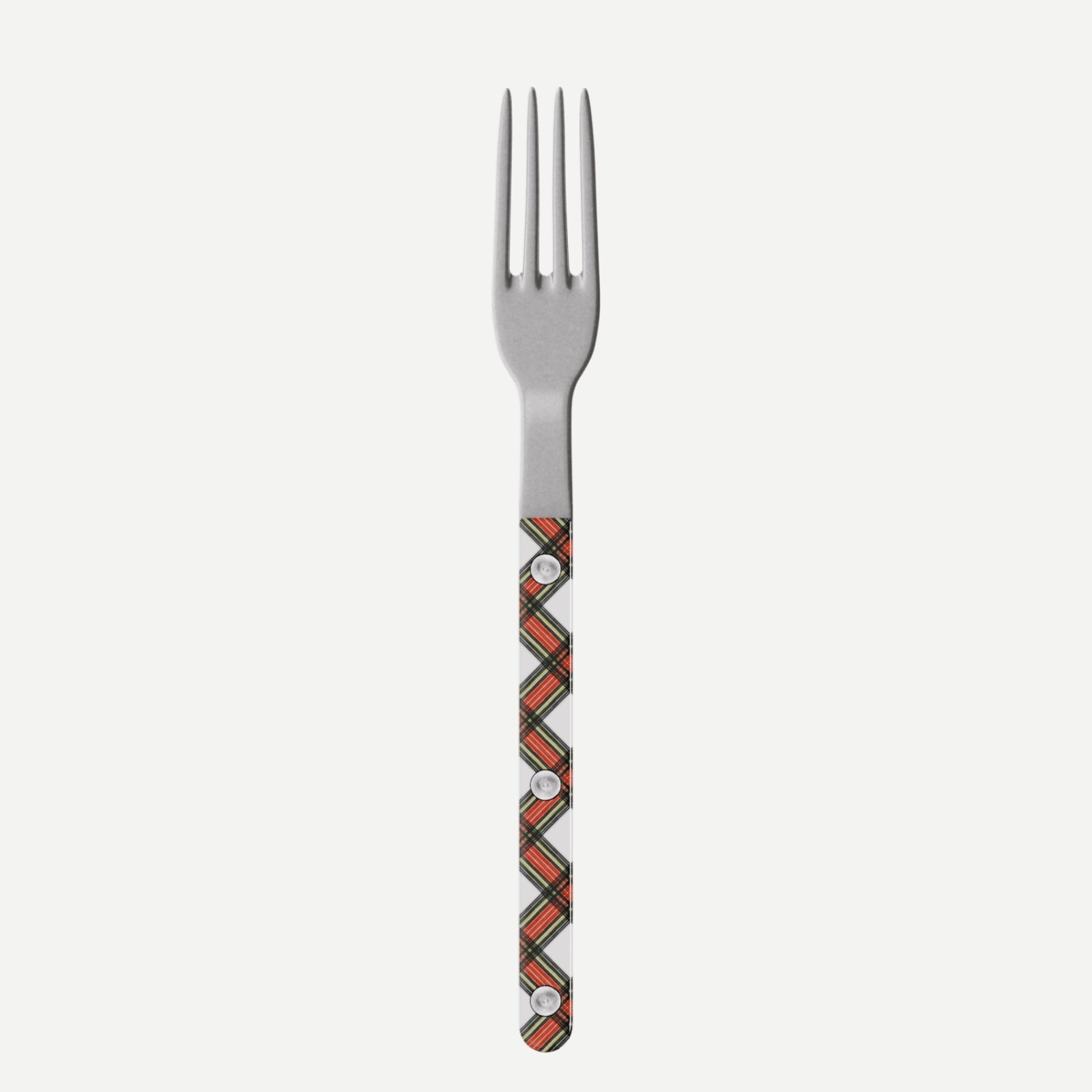 Bistrot Vintage Tartan, Blanc