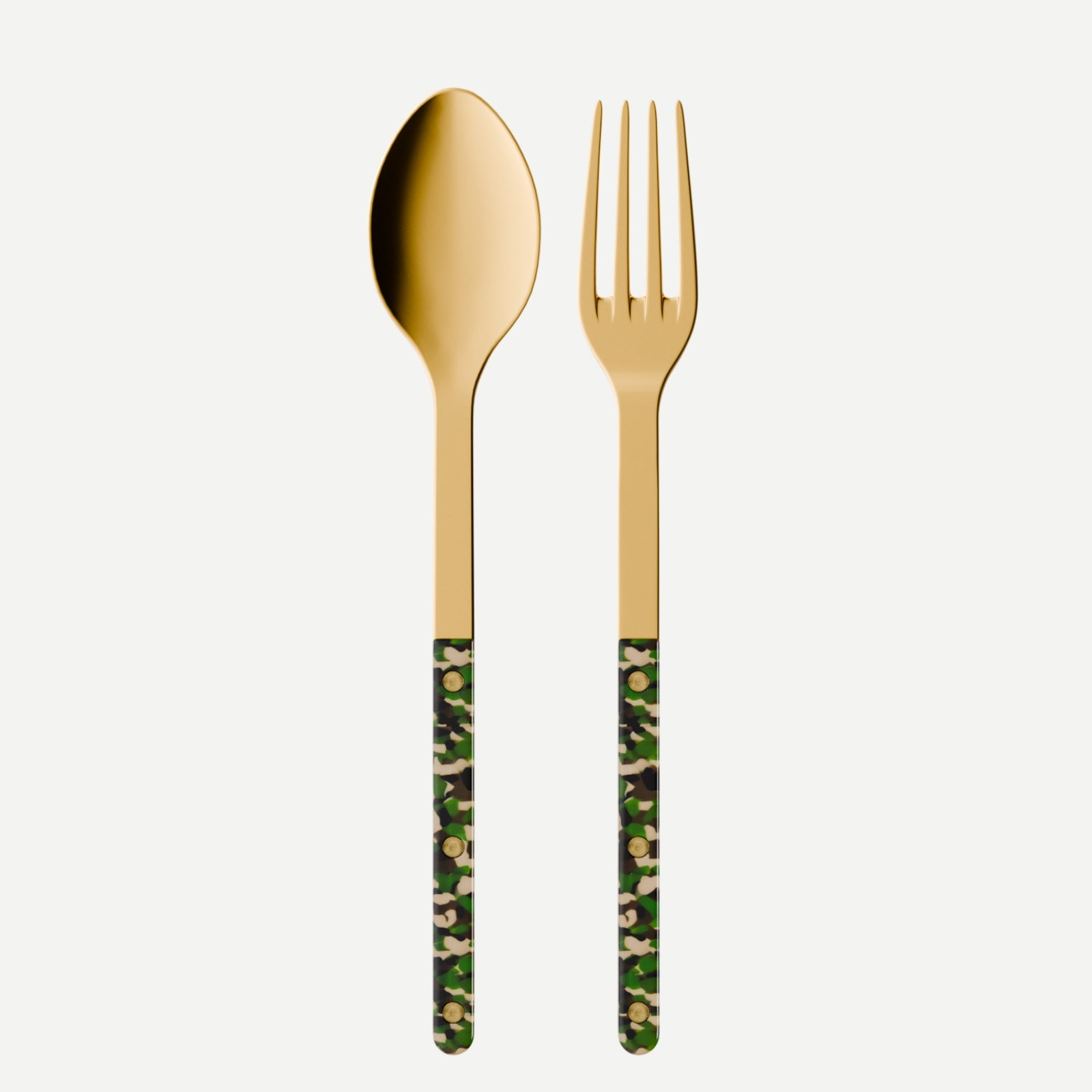 Bistrot Gold color Camouflage, Camouflage - Serving set