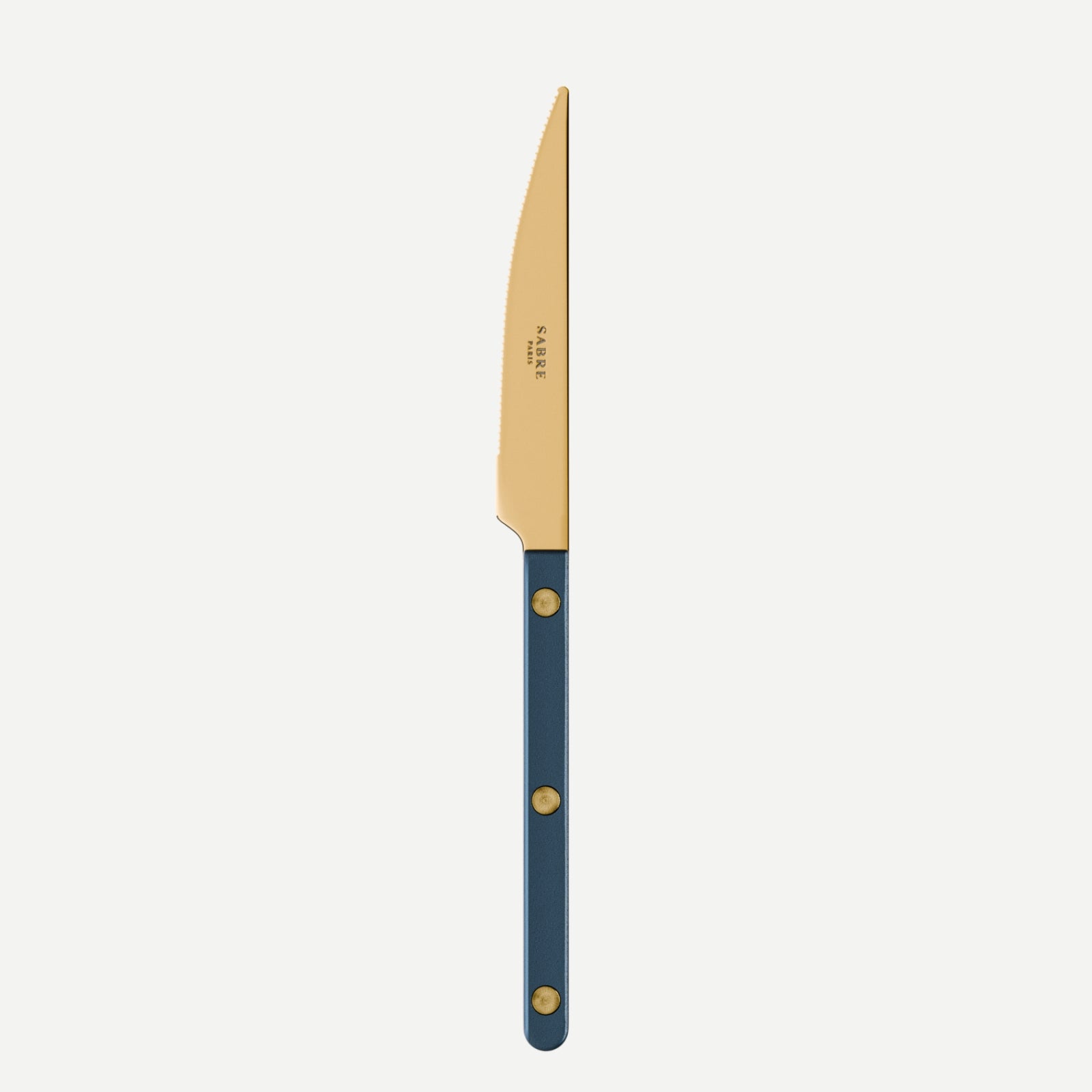 Bistrot couleur Gold Pearly, Bleu nuit - Couteau à dessert