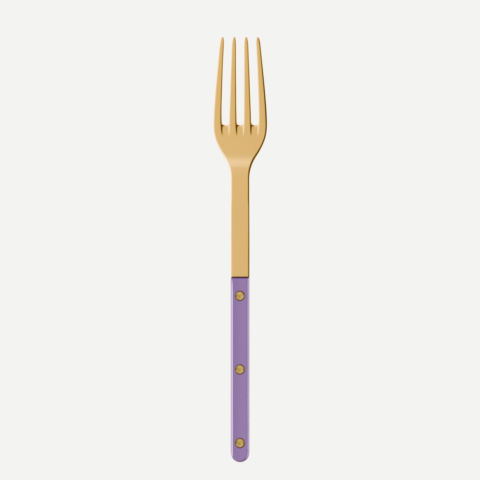 Bistrot Gold color Pearly, Purple - Serving fork