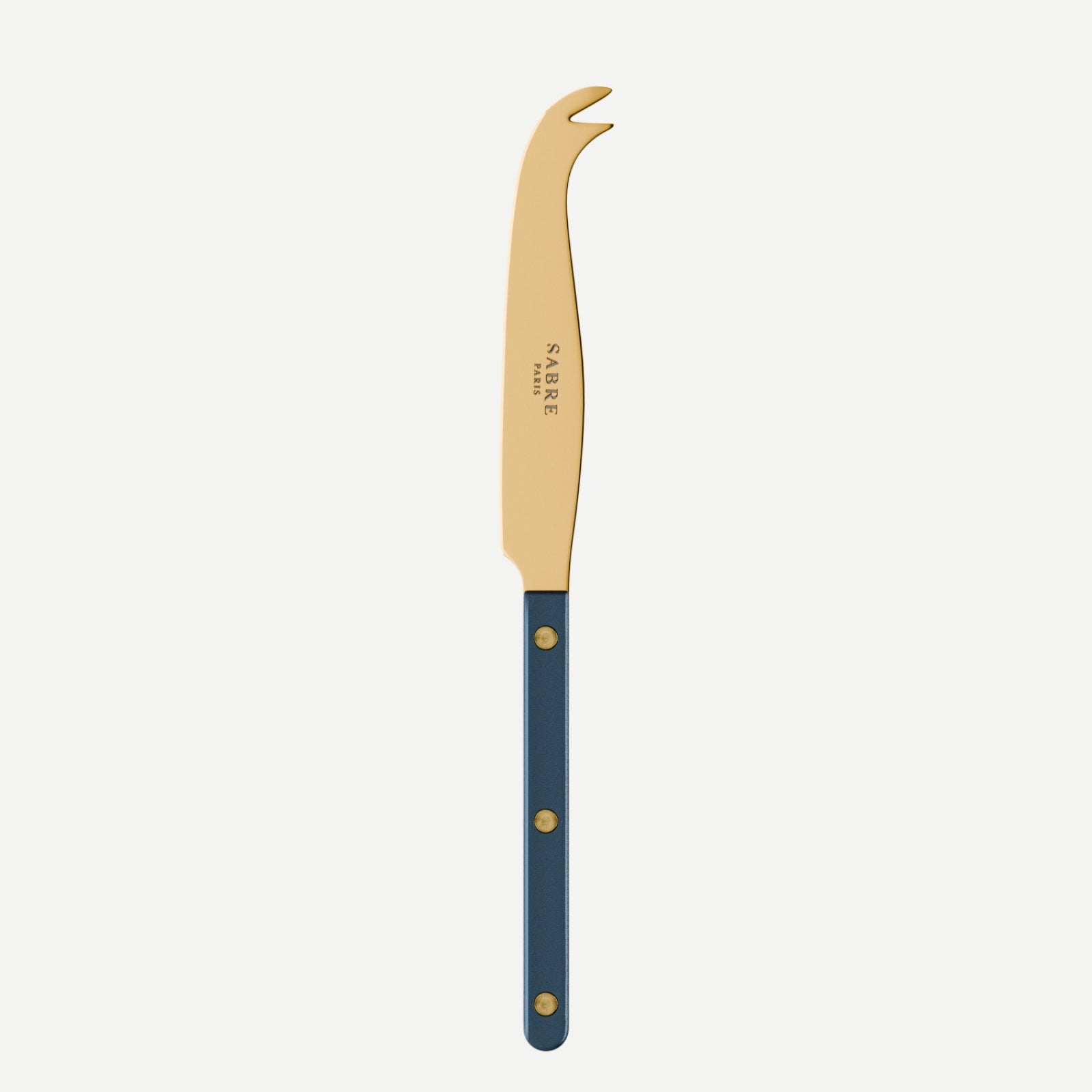 Bistrot Gold Pearly, Steel blue - Cheese knife large