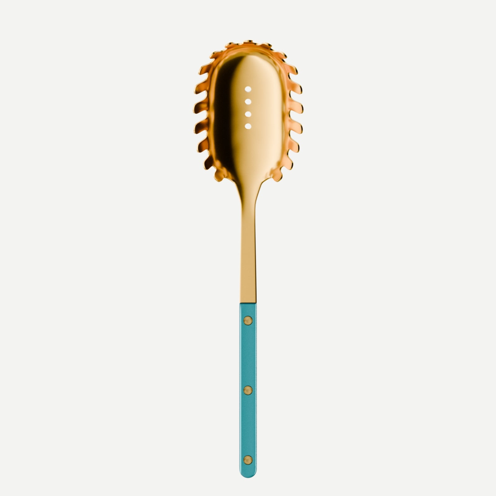 Bistrot Gold Pearly, Turquoise - Spaghetti spoon