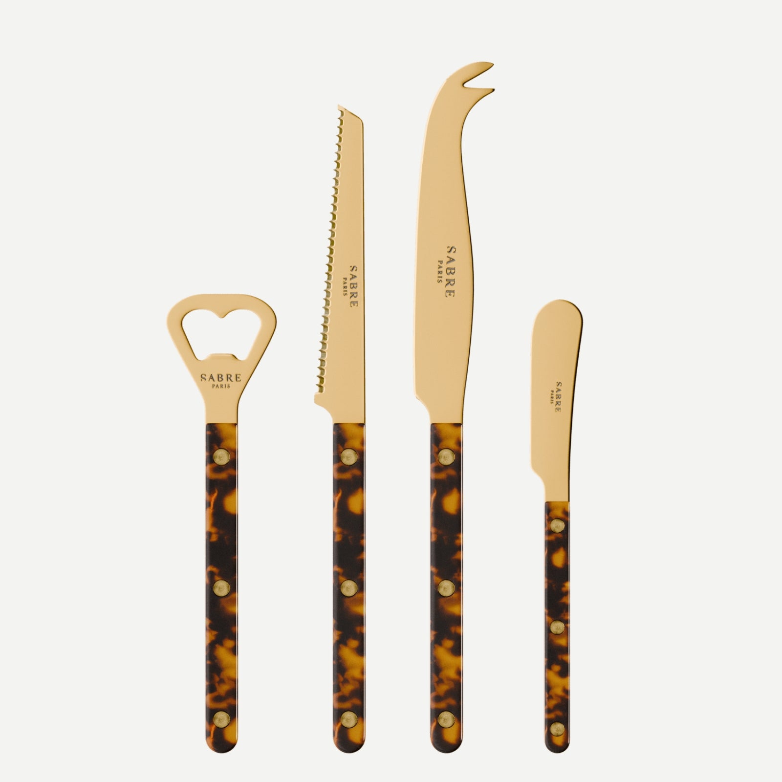Bistrot couleur Gold Tortue, Effet Écaille - Set apéro Bistrot