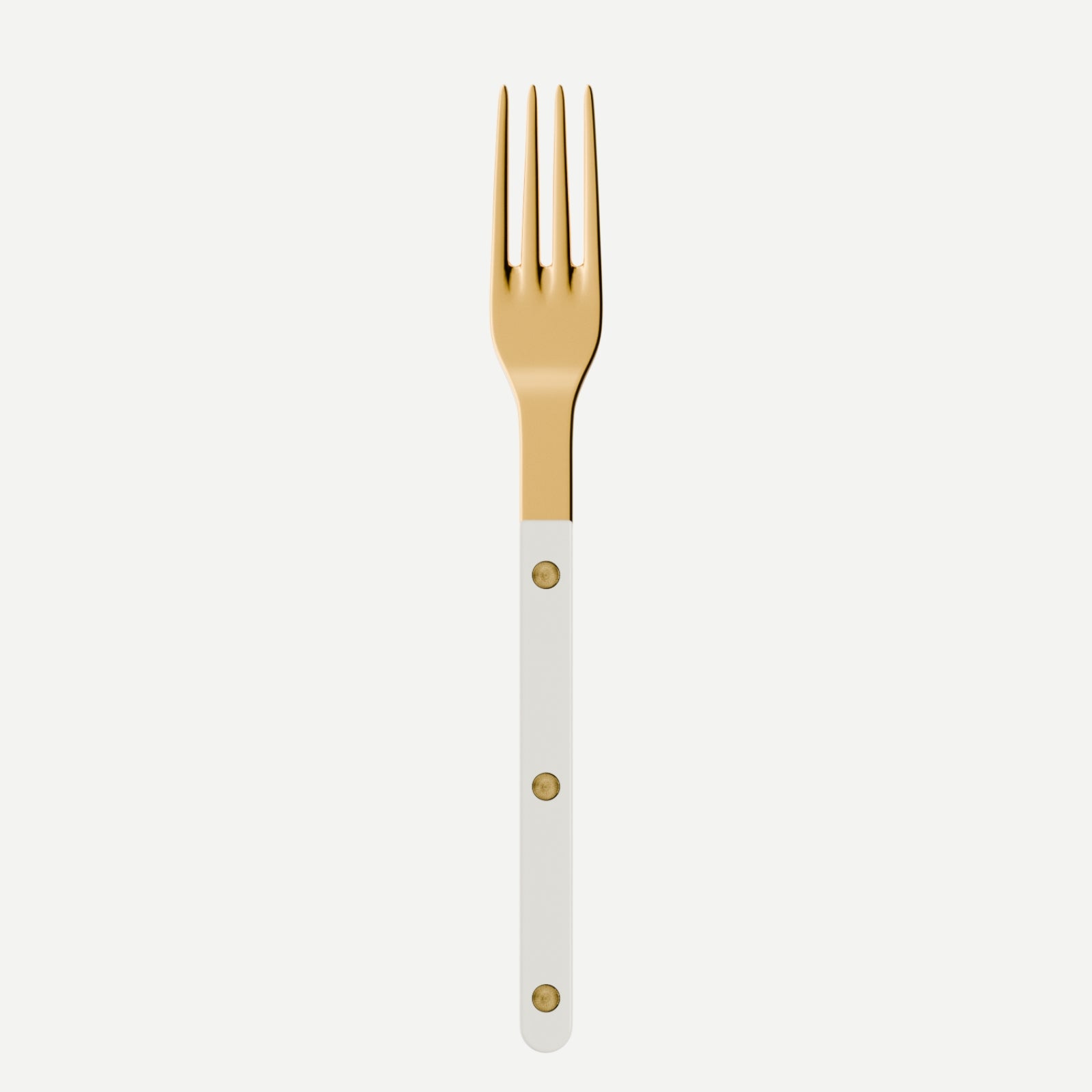 Bistrot Gold Uni, Blanc - Fourchette de table