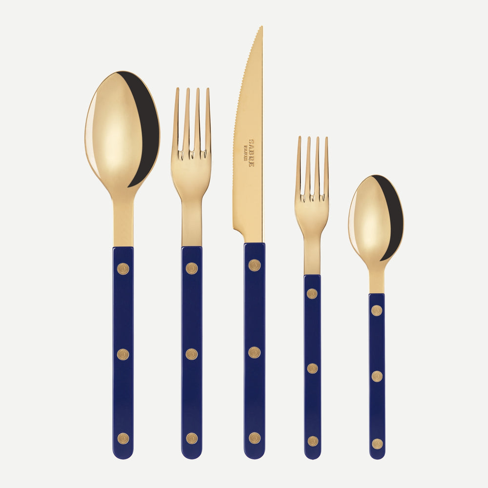 Bistrot Gold Uni, Bleu marine