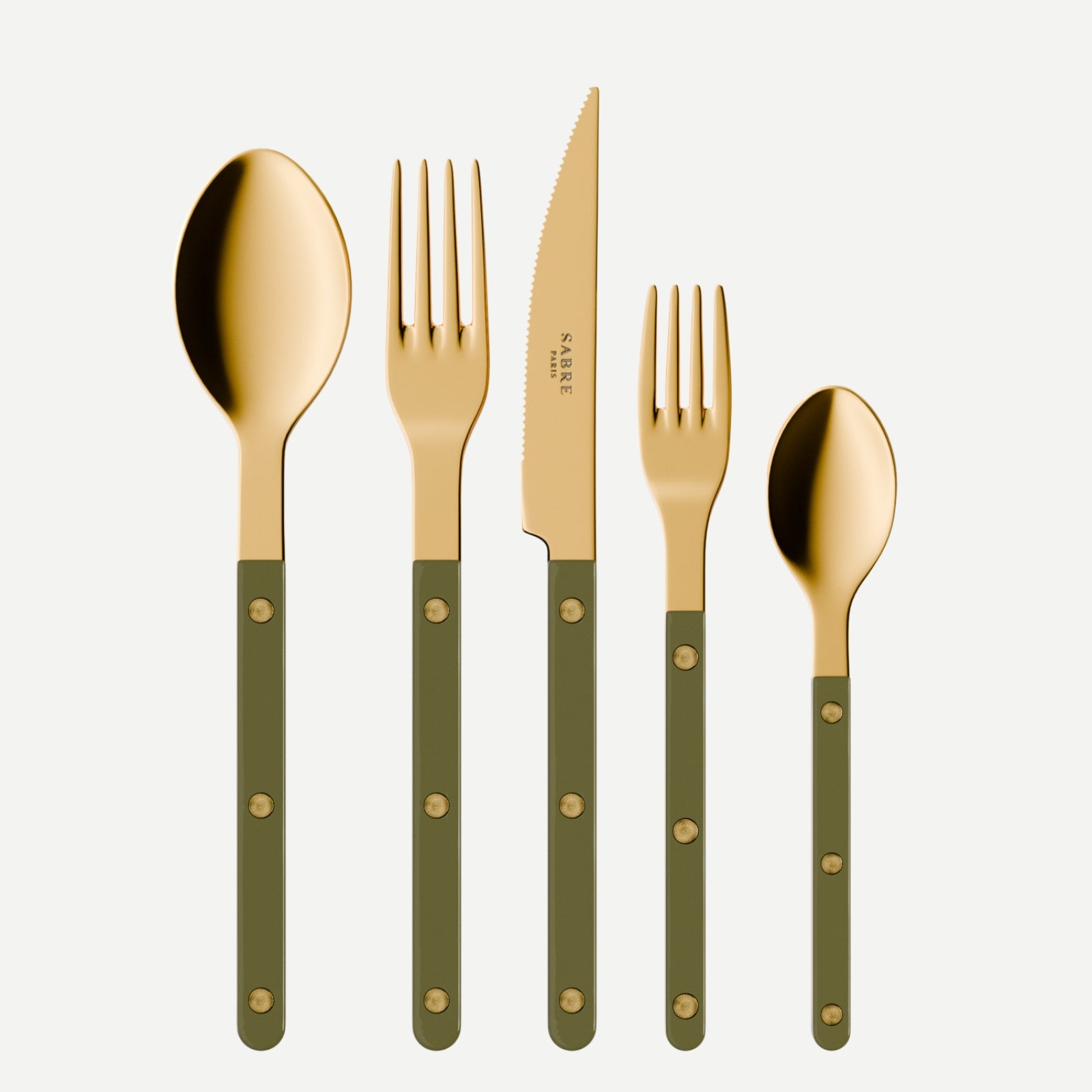 Bistrot Gold Solid, Green fern