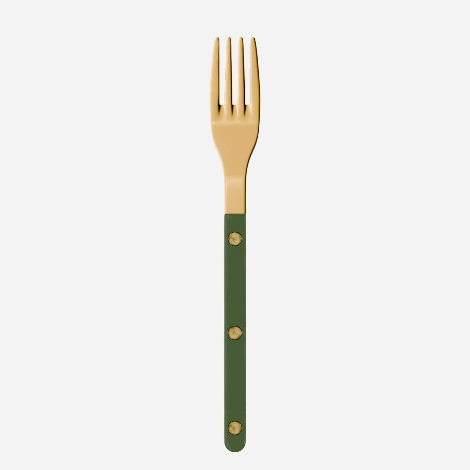 Bistrot Gold Solid, Green - Salad fork
