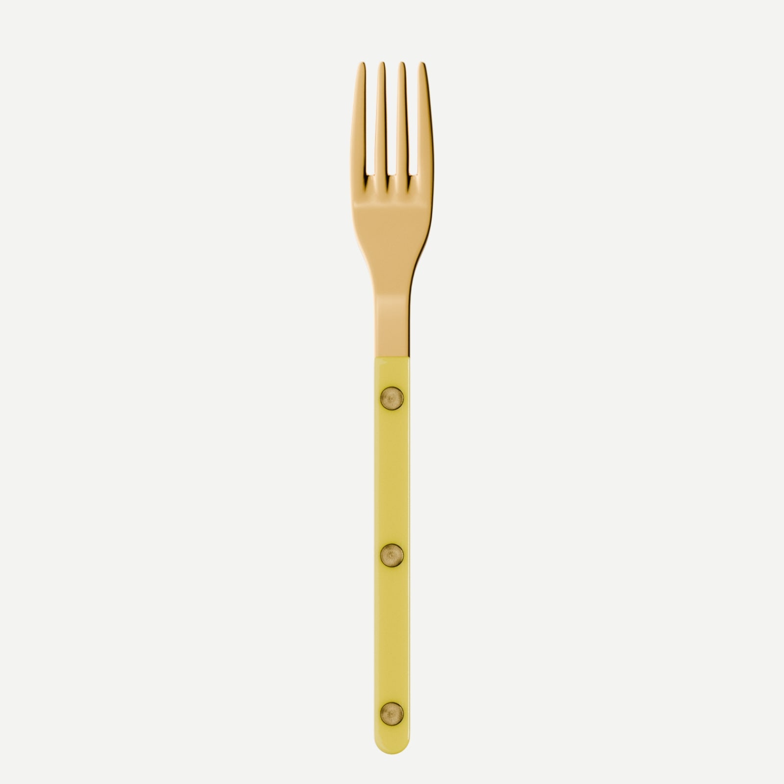 Bistrot Gold Solid, Yellow - Salad fork