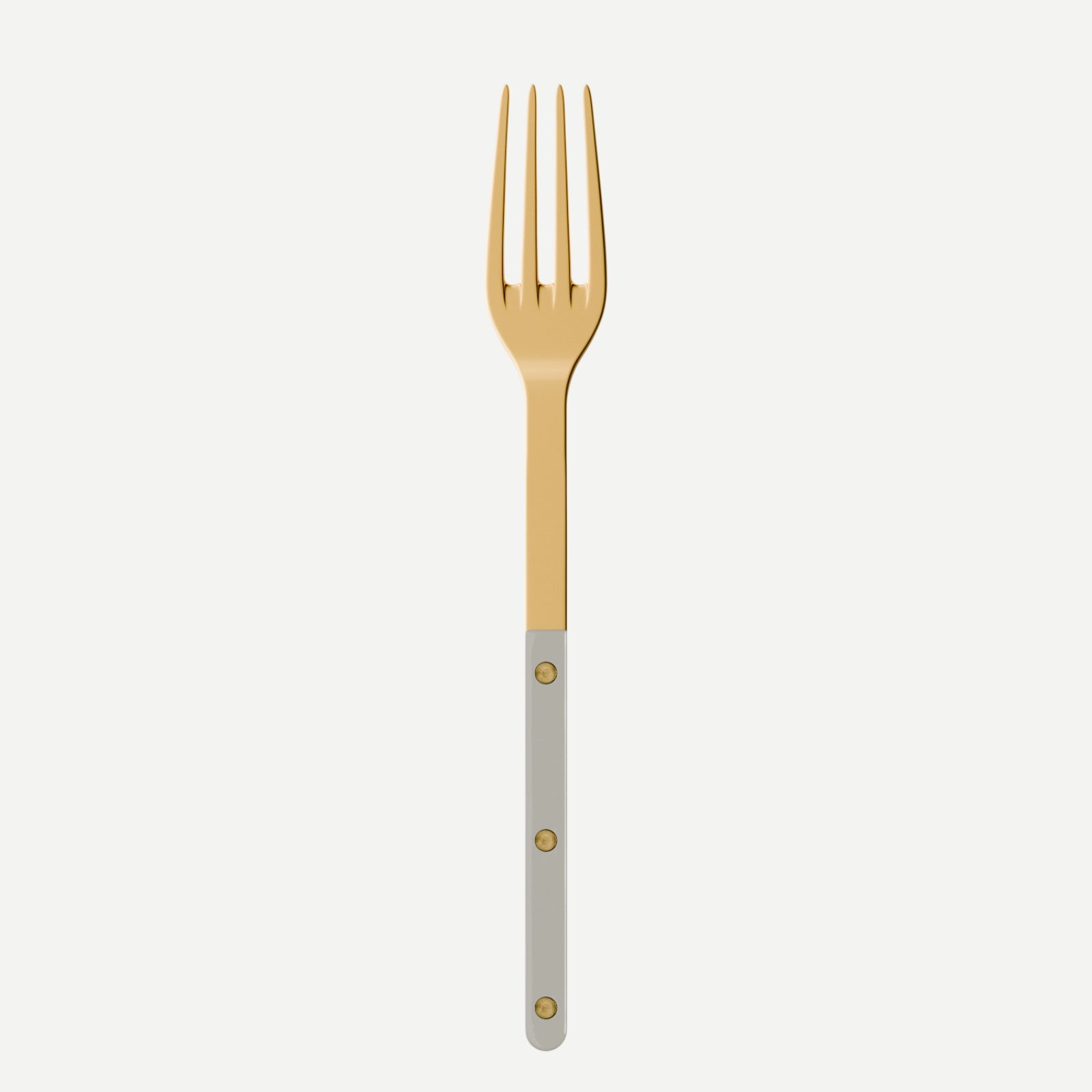 Bistrot Gold color Solid, Grey - Serving fork