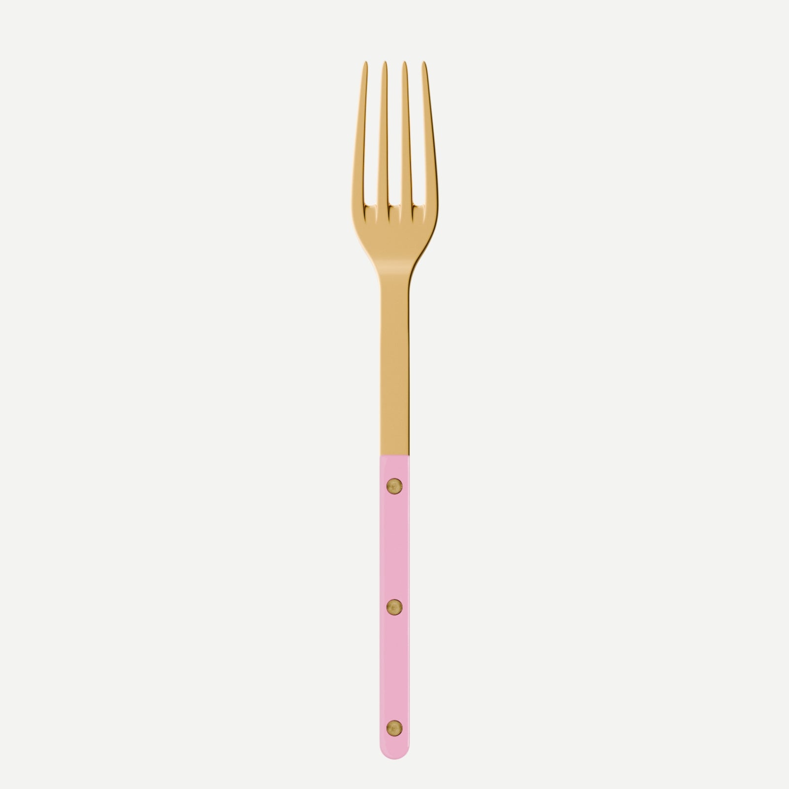 Bistrot couleur Gold Uni, Rose - Fourchette de service