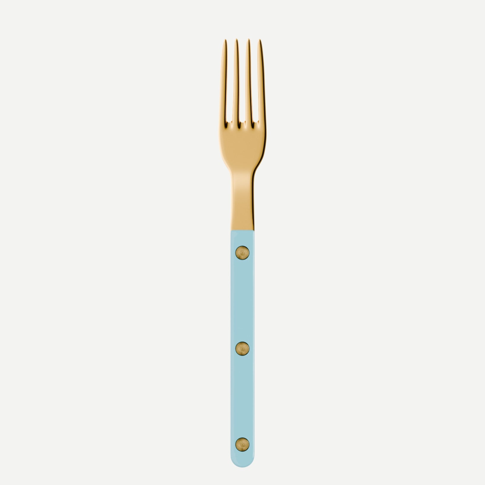 Bistrot Gold Uni, Bleu pastel - Petite fourchette