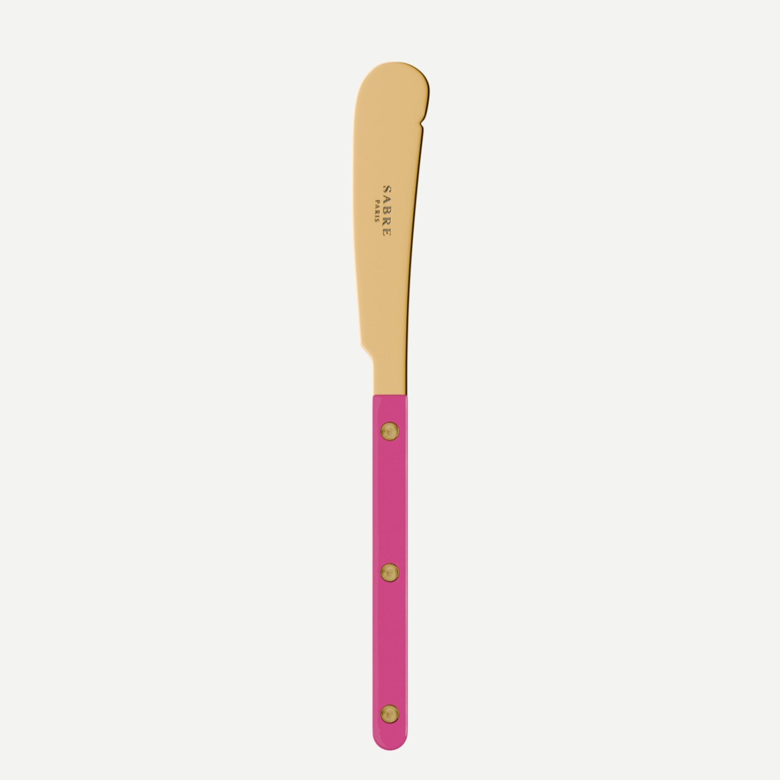 Bistrot Gold Solid, Raspberry - Butter knife