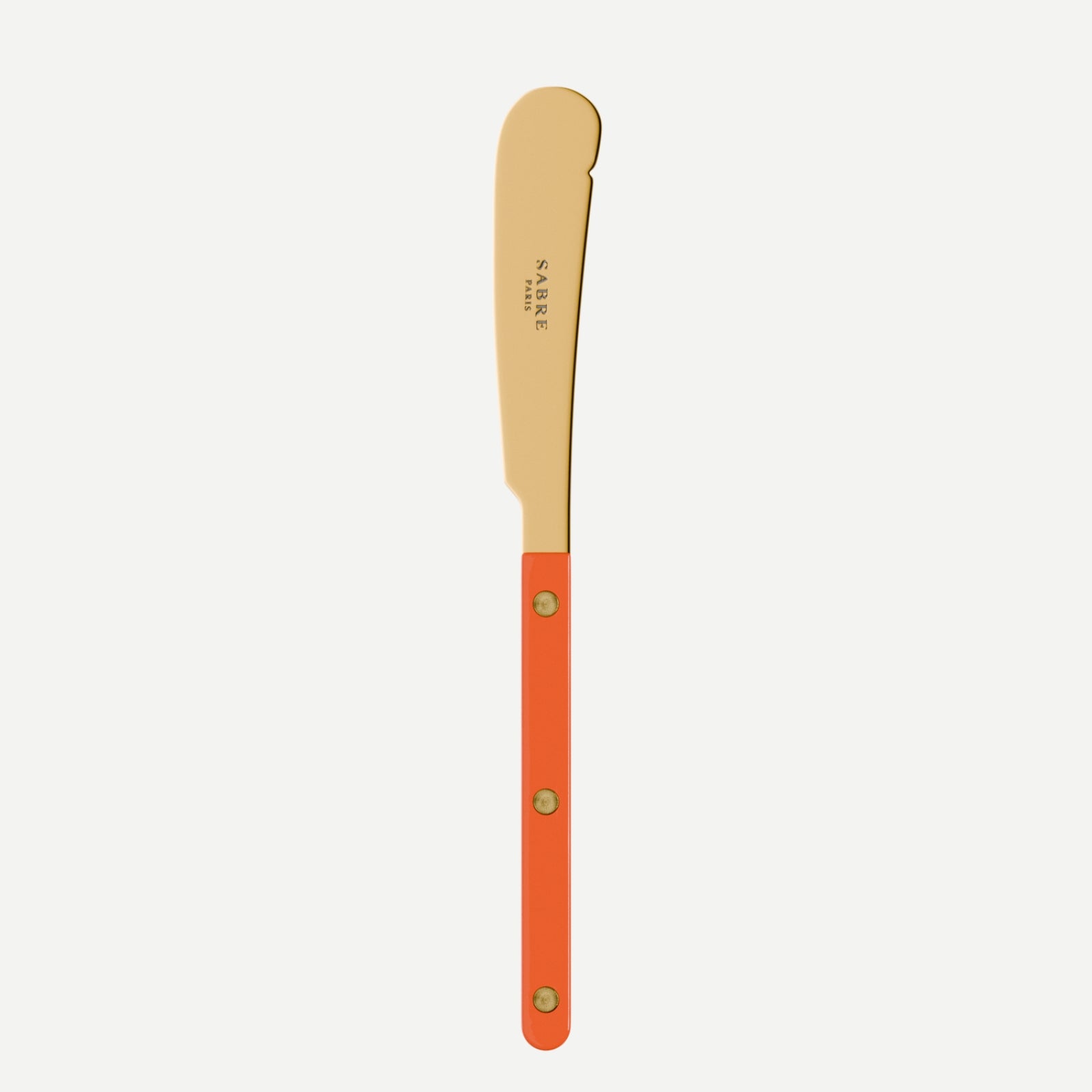 Bistrot Gold Solid, Orange - Butter knife