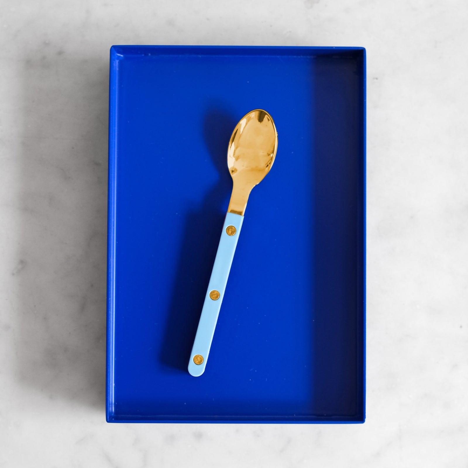 Bistrot Gold Uni, Bleu pastel