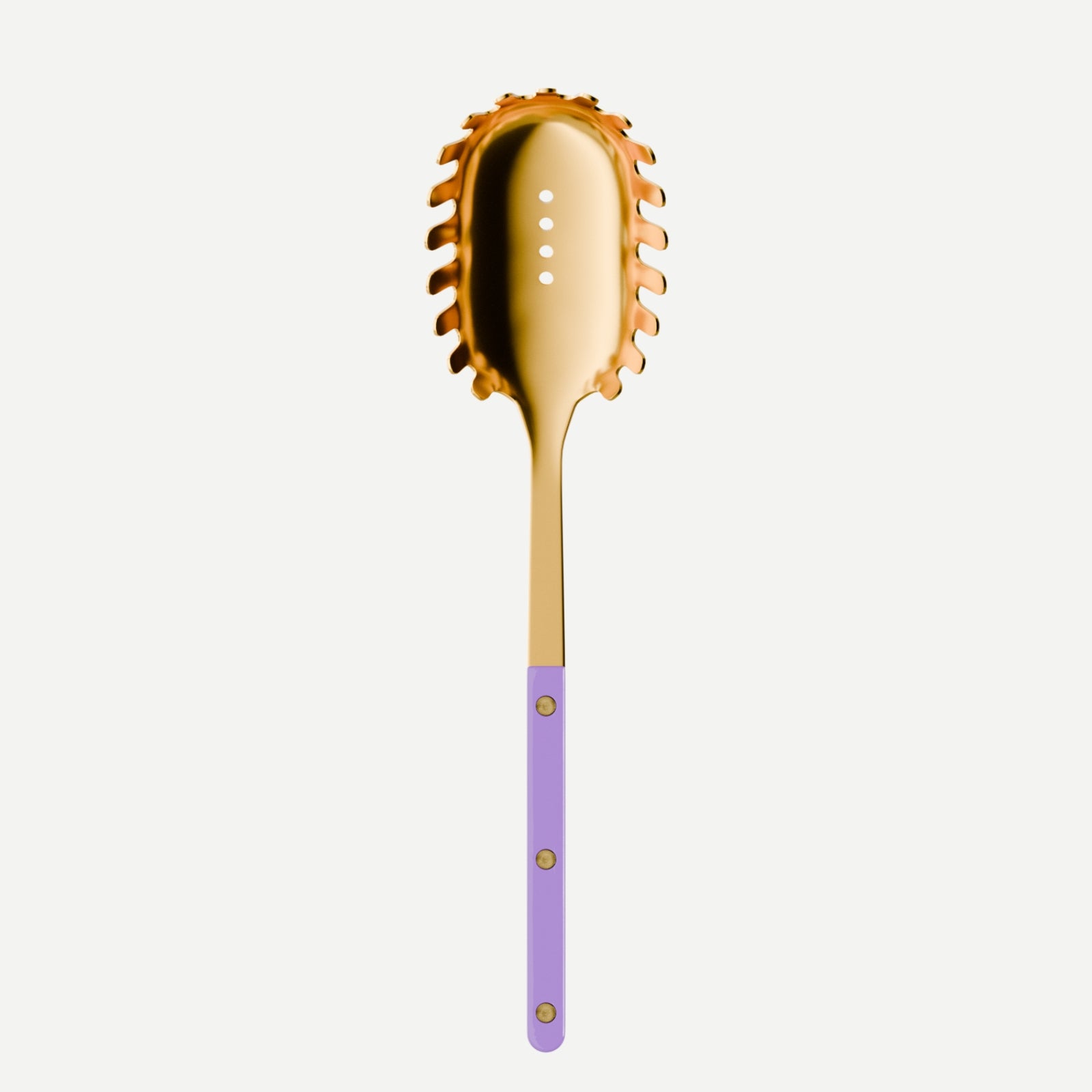 Bistrot Gold Solid, Purple - Spaghetti spoon