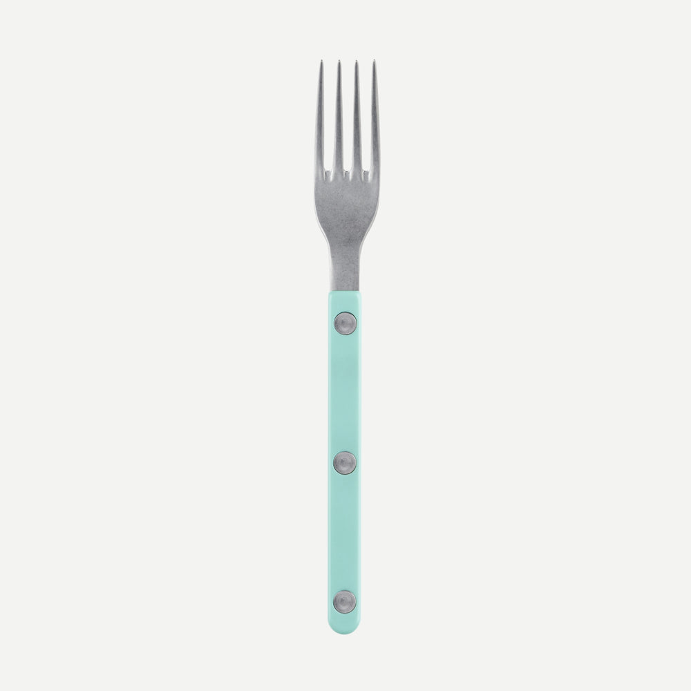 Bistrot vintage uni mat, Vert pastel